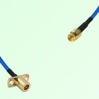Semi-Flexible Jumper SMP Male to SMB Female 2 Hole Flange Mount Semi-Flexible Jumper SMP Male to SMB Female 2 Hole Flange Mount
