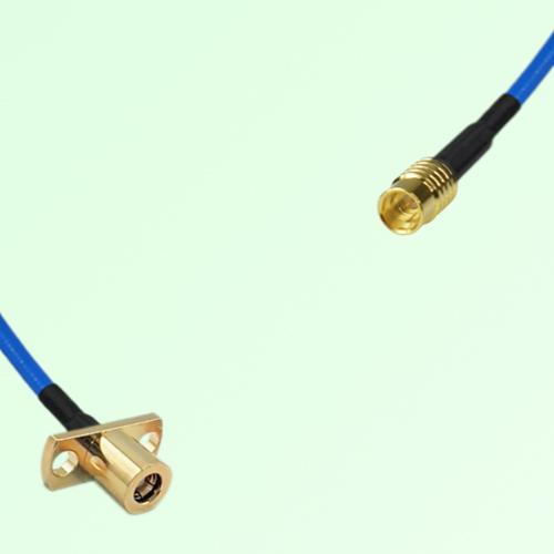 Semi-Flexible Jumper SMP Male to SMB Female 2 Hole Flange Mount Semi-Flexible Jumper SMP Male to SMB Female 2 Hole Flange Mount