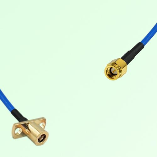 Semi-Flexible Jumper SSMA Male to SMB Female 2 Hole Flange Mount Semi-Flexible Jumper SSMA Male to SMB Female 2 Hole Flange Mount