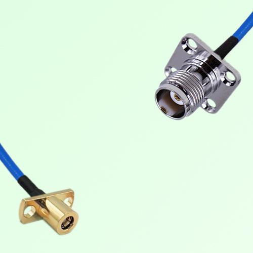 Semi-Flexible Jumper TNC Female 4 Hole 17.5x17.5mm to SMB Female 2 Hole Semi-Flexible Jumper TNC Female 4 Hole 17.5x17.5mm to SMB Female 2 Hole