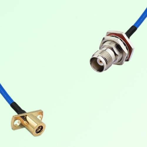 Semi-Flexible Jumper TNC Bulkhead Female with O-Ring to SMB Female 2 Hole Semi-Flexible Jumper TNC Bulkhead Female with O-Ring to SMB Female 2 Hole