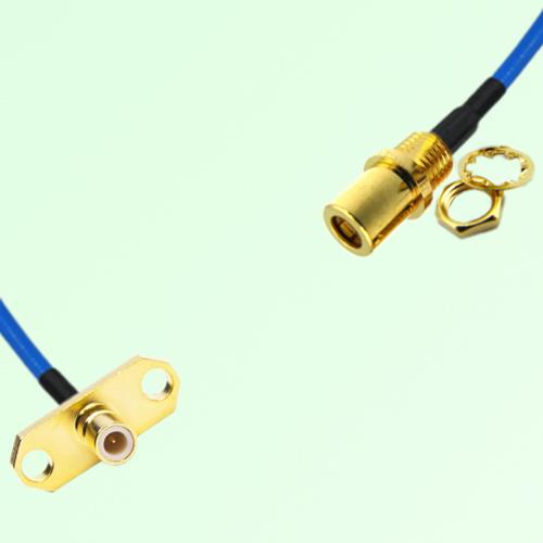 Semi-Flexible Jumper SMB Front Mount Bulkhead Female to SMB Male 2 Hole Semi-Flexible Jumper SMB Front Mount Bulkhead Female to SMB Male 2 Hole