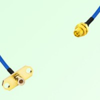 Semi-Flexible Jumper SMP Bulkhead Male to SMB Male 2 Hole Flange Mount Semi-Flexible Jumper SMP Bulkhead Male to SMB Male 2 Hole Flange Mount