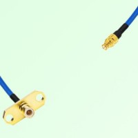 Semi-Flexible Jumper SMP Female to SMB Male 2 Hole Flange Mount Semi-Flexible Jumper SMP Female to SMB Male 2 Hole Flange Mount