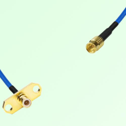 Semi-Flexible Jumper SMP Male to SMB Male 2 Hole Flange Mount Semi-Flexible Jumper SMP Male to SMB Male 2 Hole Flange Mount