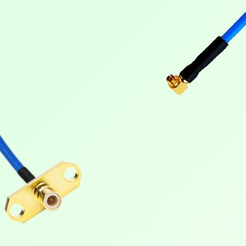 Semi-Flexible Jumper SMPM / SSMP Female Right Angle to SMB Male 2 Hole