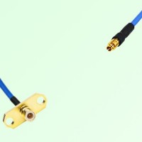 Semi-Flexible Jumper SMPM / SSMP Female to SMB Male 2 Hole Flange Mount Semi-Flexible Jumper SMPM / SSMP Female to SMB Male 2 Hole Flange Mount