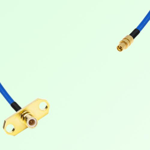 Semi-Flexible Jumper SMPM / SSMP Male to SMB Male 2 Hole Flange Mount Semi-Flexible Jumper SMPM / SSMP Male to SMB Male 2 Hole Flange Mount