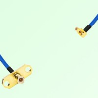 Semi-Flexible Jumper SSMC Male Right Angle to SMB Male 2 Hole Flange Mount Semi-Flexible Jumper SSMC Male Right Angle to SMB Male 2 Hole Flange Mount