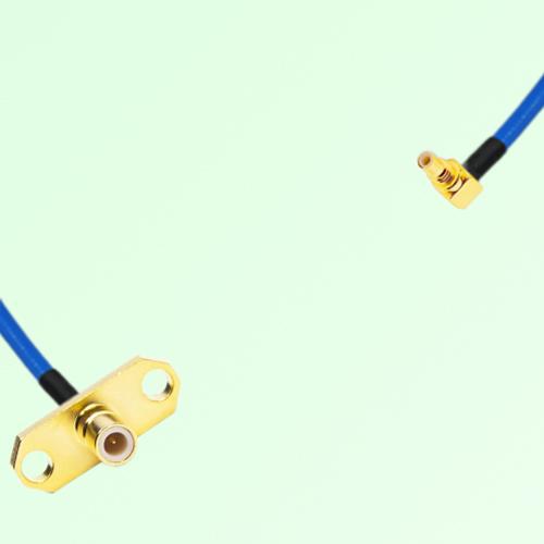 Semi-Flexible Jumper SSMC Male Right Angle to SMB Male 2 Hole Flange Mount Semi-Flexible Jumper SSMC Male Right Angle to SMB Male 2 Hole Flange Mount