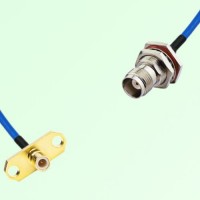 Semi-Flexible Jumper TNC Bulkhead Female with O-Ring to SMB Male 2 Hole Semi-Flexible Jumper TNC Bulkhead Female with O-Ring to SMB Male 2 Hole