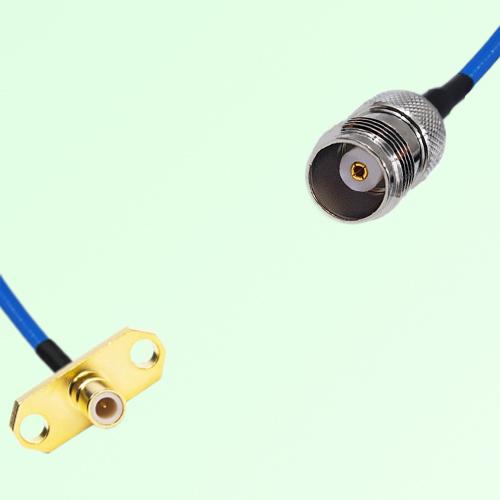 Semi-Flexible Jumper TNC Female to SMB Male 2 Hole Flange Mount Semi-Flexible Jumper TNC Female to SMB Male 2 Hole Flange Mount
