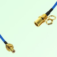 Semi-Flexible Jumper SMB Front Mount Bulkhead Female to SMB Bulkhead Male Semi-Flexible Jumper SMB Front Mount Bulkhead Female to SMB Bulkhead Male