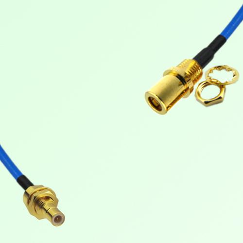 Semi-Flexible Jumper SMB Front Mount Bulkhead Female to SMB Bulkhead Male Semi-Flexible Jumper SMB Front Mount Bulkhead Female to SMB Bulkhead Male