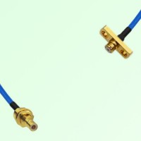 Semi-Flexible Jumper SMP Female 2 Hole Flange Mount to SMB Bulkhead Male Semi-Flexible Jumper SMP Female 2 Hole Flange Mount to SMB Bulkhead Male