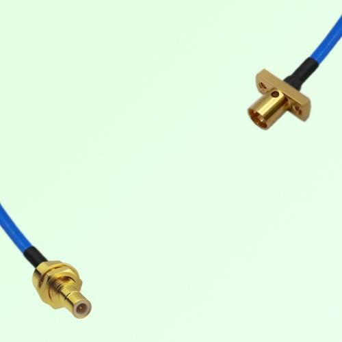 Semi-Flexible Jumper SMP Male 2 Hole Flange Mount to SMB Bulkhead Male Semi-Flexible Jumper SMP Male 2 Hole Flange Mount to SMB Bulkhead Male