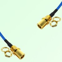 Semi-Flexible SMB Front Mount Bulkhead Female to SMB Front Mount Bulkhead Female Semi-Flexible SMB Front Mount Bulkhead Female to SMB Front Mount Bulkhead Female