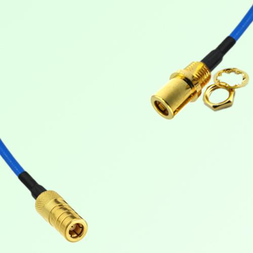 Semi-Flexible Jumper SMB Front Mount Bulkhead Female to SMB Female Semi-Flexible Jumper SMB Front Mount Bulkhead Female to SMB Female