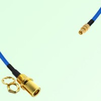 Semi-Flexible Jumper SMPM / SSMP Male to SMB Front Mount Bulkhead Female Semi-Flexible Jumper SMPM / SSMP Male to SMB Front Mount Bulkhead Female