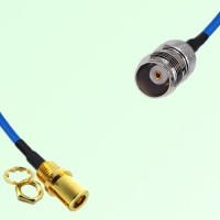 Semi-Flexible Jumper TNC Female to SMB Front Mount Bulkhead Female Semi-Flexible Jumper TNC Female to SMB Front Mount Bulkhead Female