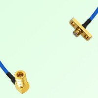Semi-Flexible Jumper SMP Female 2 Hole Flange Mount to SMB Female Right Angle Semi-Flexible Jumper SMP Female 2 Hole Flange Mount to SMB Female Right Angle