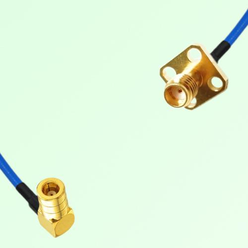 Semi-Flexible Jumper SSMA Female 4 Hole 12.7x12.7mm to SMB Female Right Angle Semi-Flexible Jumper SSMA Female 4 Hole 12.7x12.7mm to SMB Female Right Angle