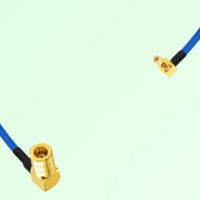 Semi-Flexible Jumper SSMC Male Right Angle to SMB Female Right Angle