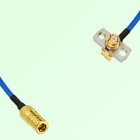 Semi-Flexible Jumper SMP Female Right Angle 2 Hole Flange Mount to SMB Female Semi-Flexible Jumper SMP Female Right Angle 2 Hole Flange Mount to SMB Female