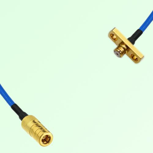 Semi-Flexible Jumper SMP Female 2 Hole Flange Mount to SMB Female Semi-Flexible Jumper SMP Female 2 Hole Flange Mount to SMB Female
