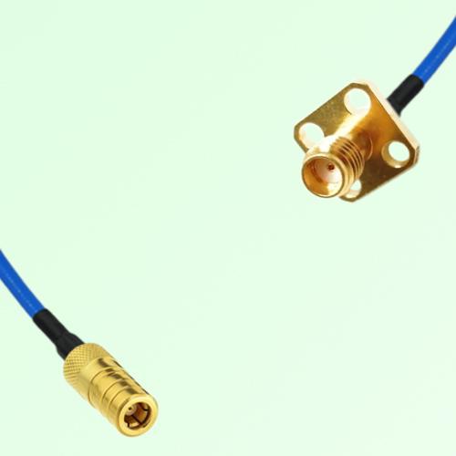 Semi-Flexible Jumper SSMA Female 4 Hole Flange Mount 12.7x12.7mm to SMB Female Semi-Flexible Jumper SSMA Female 4 Hole Flange Mount 12.7x12.7mm to SMB Female