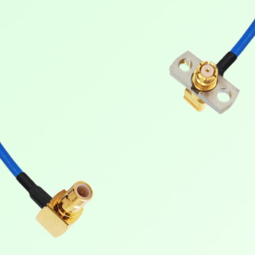 Semi-Flexible Jumper SMP Female Right Angle 2 Hole to SMB Male Right Angle Semi-Flexible Jumper SMP Female Right Angle 2 Hole to SMB Male Right Angle