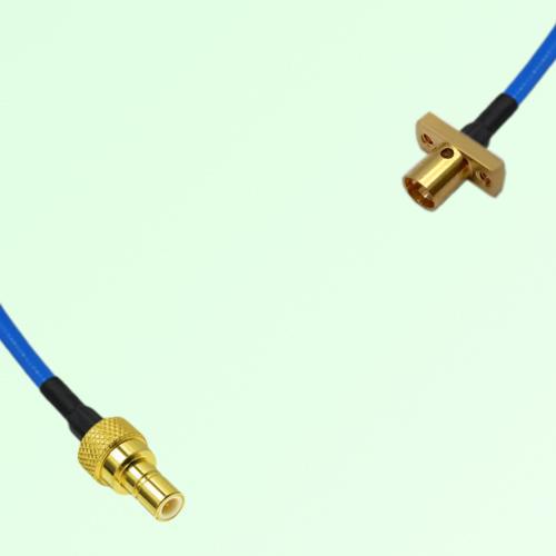 Semi-Flexible Jumper SMP Male 2 Hole Flange Mount to SMB Male