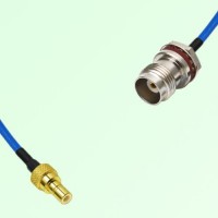 Semi-Flexible Jumper TNC Front Mount Bulkhead Female with O-Ring to SMB Male