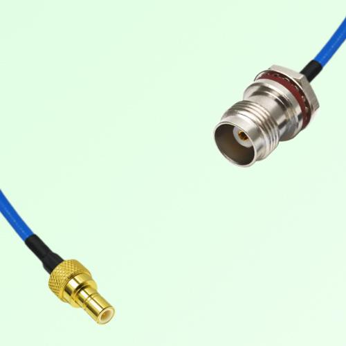 Semi-Flexible Jumper TNC Front Mount Bulkhead Female with O-Ring to SMB Male Semi-Flexible Jumper TNC Front Mount Bulkhead Female with O-Ring to SMB Male