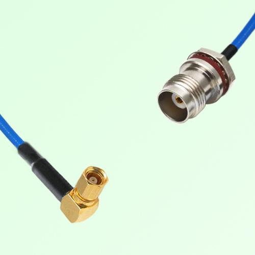Semi-Flexible TNC Front Mount O-Ring Bulkhead Female - SMC Female Right Angle Semi-Flexible TNC Front Mount O-Ring Bulkhead Female - SMC Female Right Angle