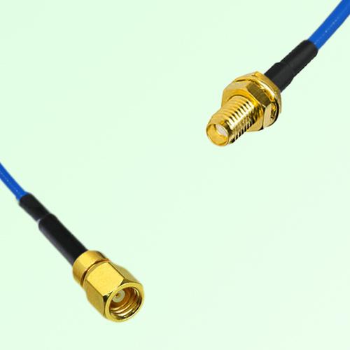 Semi-Flexible Jumper SSMA Bulkhead Female to SMC Female