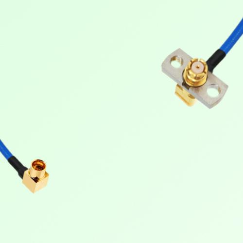 Semi-Flexible Jumper SMP Female Right Angle 2 Hole to SMP Male Right Angle Semi-Flexible Jumper SMP Female Right Angle 2 Hole to SMP Male Right Angle