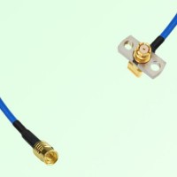 Semi-Flexible Jumper SMP Female Right Angle 2 Hole Flange Mount to SMP Male Semi-Flexible Jumper SMP Female Right Angle 2 Hole Flange Mount to SMP Male