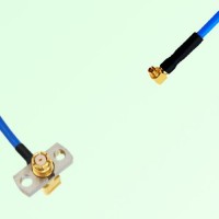 Semi-Flexible SMPM / SSMP Female Right Angle to SMP Female Right Angle 2 Hole Semi-Flexible SMPM / SSMP Female Right Angle to SMP Female Right Angle 2 Hole