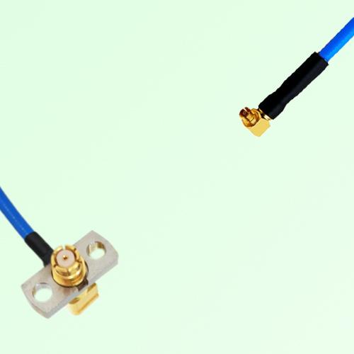 Semi-Flexible SMPM / SSMP Female Right Angle to SMP Female Right Angle 2 Hole Semi-Flexible SMPM / SSMP Female Right Angle to SMP Female Right Angle 2 Hole