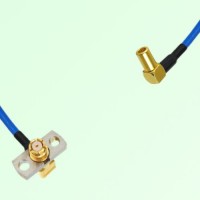Semi-Flexible Jumper SSMB Female Right Angle to SMP Female Right Angle 2 Hole