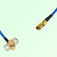 Semi-Flexible Jumper SSMC Female to SMP Female Right Angle 2 Hole Flange Mount Semi-Flexible Jumper SSMC Female to SMP Female Right Angle 2 Hole Flange Mount