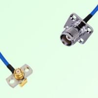 Semi-Flexible Jumper TNC Female 4 Hole 17.5mm to SMP Female Right Angle 2 Hole Semi-Flexible Jumper TNC Female 4 Hole 17.5mm to SMP Female Right Angle 2 Hole