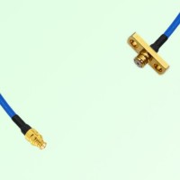Semi-Flexible Jumper SMP Female 2 Hole Flange Mount to SMP Female Semi-Flexible Jumper SMP Female 2 Hole Flange Mount to SMP Female