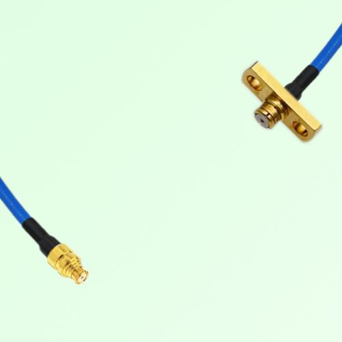 Semi-Flexible Jumper SMP Female 2 Hole Flange Mount to SMP Female Semi-Flexible Jumper SMP Female 2 Hole Flange Mount to SMP Female