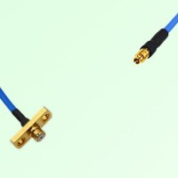 Semi-Flexible Jumper SMPM / SSMP Female to SMP Female 2 Hole Flange Mount Semi-Flexible Jumper SMPM / SSMP Female to SMP Female 2 Hole Flange Mount