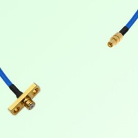 Semi-Flexible Jumper SMPM / SSMP Male to SMP Female 2 Hole Flange Mount Semi-Flexible Jumper SMPM / SSMP Male to SMP Female 2 Hole Flange Mount