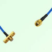 Semi-Flexible Jumper SSMA Male to SMP Female 2 Hole Flange Mount