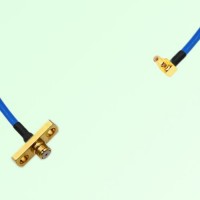 Semi-Flexible Jumper SSMC Male Right Angle to SMP Female 2 Hole Flange Mount Semi-Flexible Jumper SSMC Male Right Angle to SMP Female 2 Hole Flange Mount