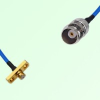 Semi-Flexible Jumper TNC Female to SMP Female 2 Hole Flange Mount Semi-Flexible Jumper TNC Female to SMP Female 2 Hole Flange Mount